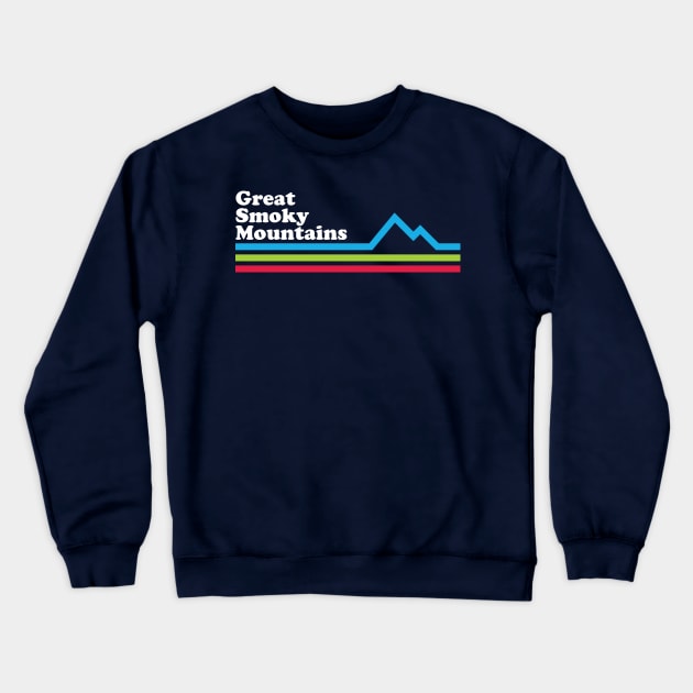 Great Smoky Mountains Crewneck Sweatshirt by PodDesignShop